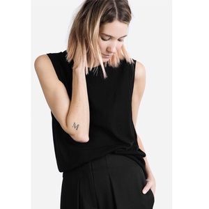 Everlane Luxe sleeveless wool sweater